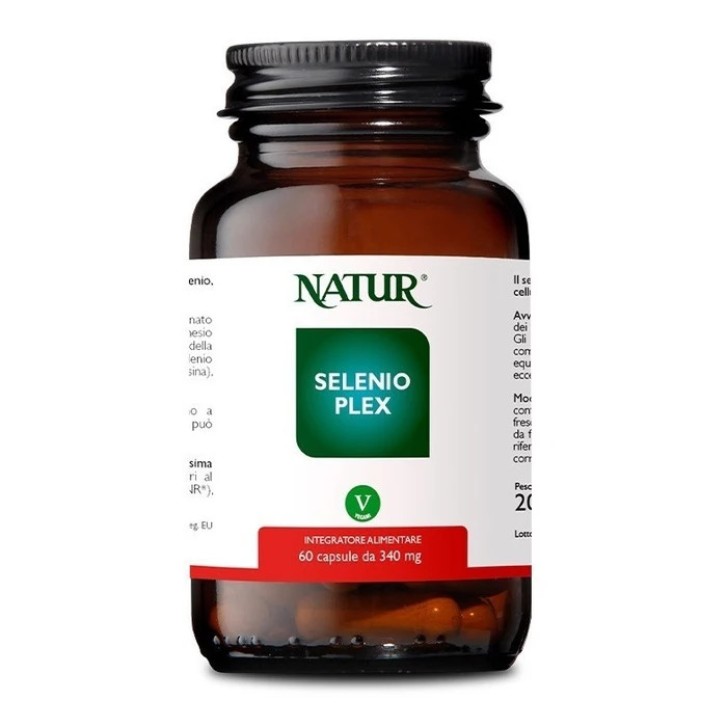 Selenio Plex Integratore per Sistema Immunitario 60 Capsule - Natur srl