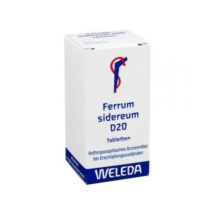 Ferrum Sidereum D20 Omeopatico 80 Compresse - Weleda