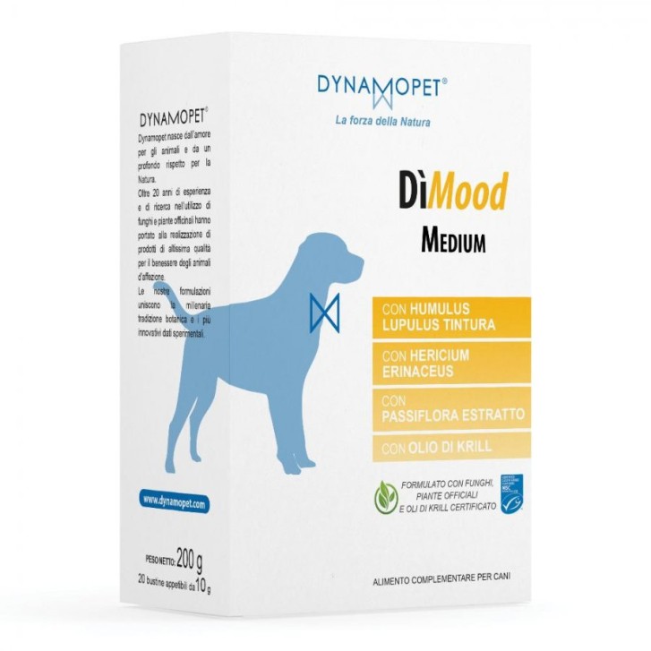 DìMood Medium Alimento Complementare per Cani 20 Bustine - Dynamopet