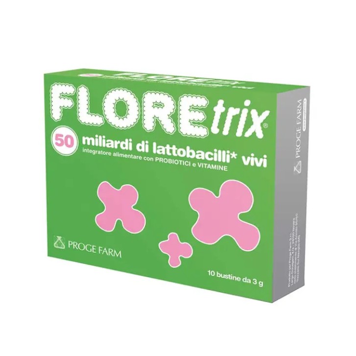 Floretrix Integratore Alimentare Probiotico 10 Bustine - Proge Farm