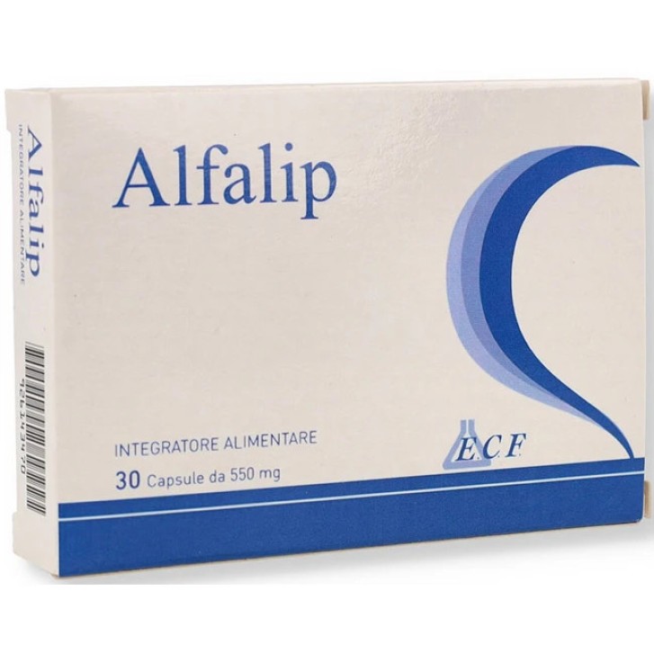 Alfalip Integratore Alimentare con Acido a-Lipoico 30 Capsule - E.C.F.
