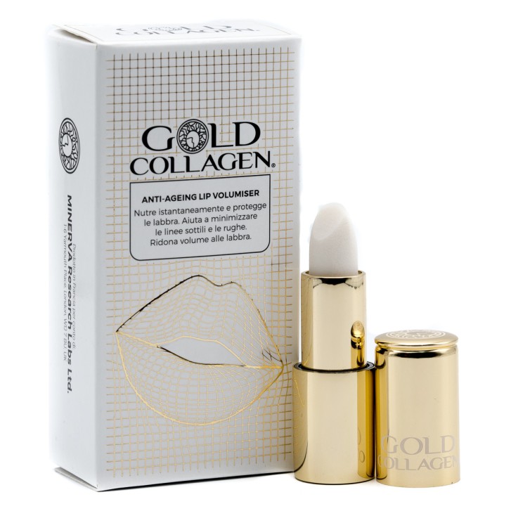 Volumizzante Labbra Anti-Età Gold Collagen - Minerva Research Labs