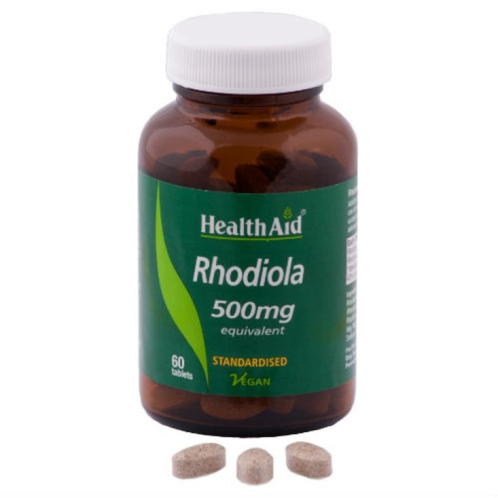 Rodiola Rosea Integratore Tonico-Adattogeno 60 Compresse - HealthAid
