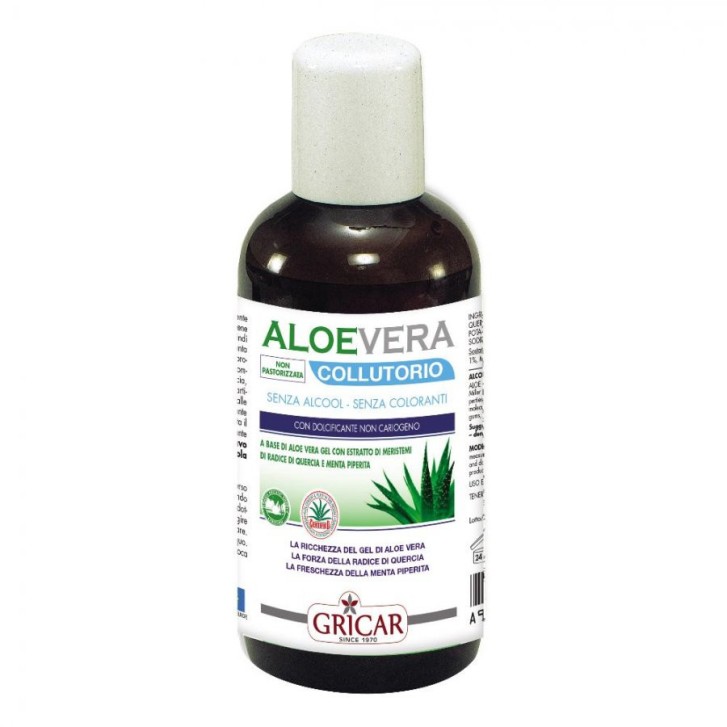 Collutorio Aloe Vera per Igiene Orale 250ml - Gricar