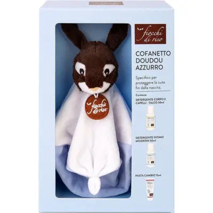 Cofanetto DouDou Bimbo Azzurro Fiocchi Di Riso con Mini Size - Fiocchi Di Riso