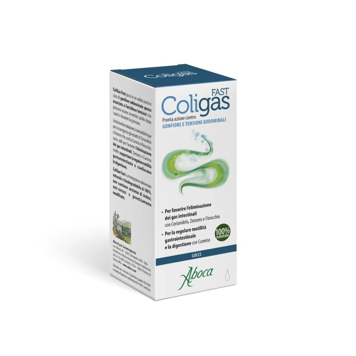 Coligas Fast Integratore Alimentare per Gonfiore 75ml - Coligas