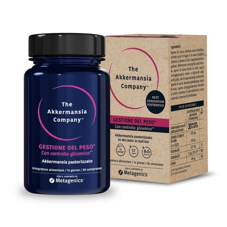 Akkermansia Glicemia Integratore Controllo Glicemia 30 Compresse - Metagenics Akkermansia Glicemia Integratore Controllo Glicemia 30 Compresse - Metagenics