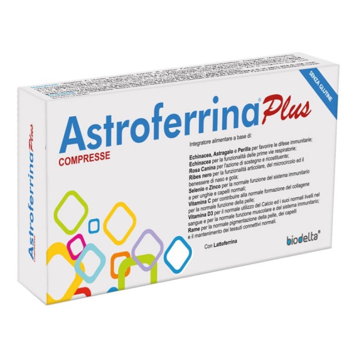 Astroferrina Plus Biodelta Integratore per Difese Immunitarie 30 Compresse - Biodelta Astroferrina Plus Biodelta Integratore per Difese Immunitarie 30 Compresse - Biodelta