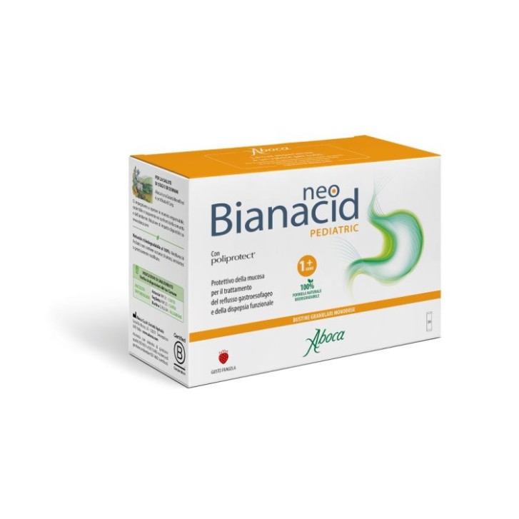 Neobianacid Pediatric Sollievo Naturale per Reflusso Infantile 36 Bustine - Aboca Neobianacid Pediatric Sollievo Naturale per Reflusso Infantile 36 Bustine - Aboca