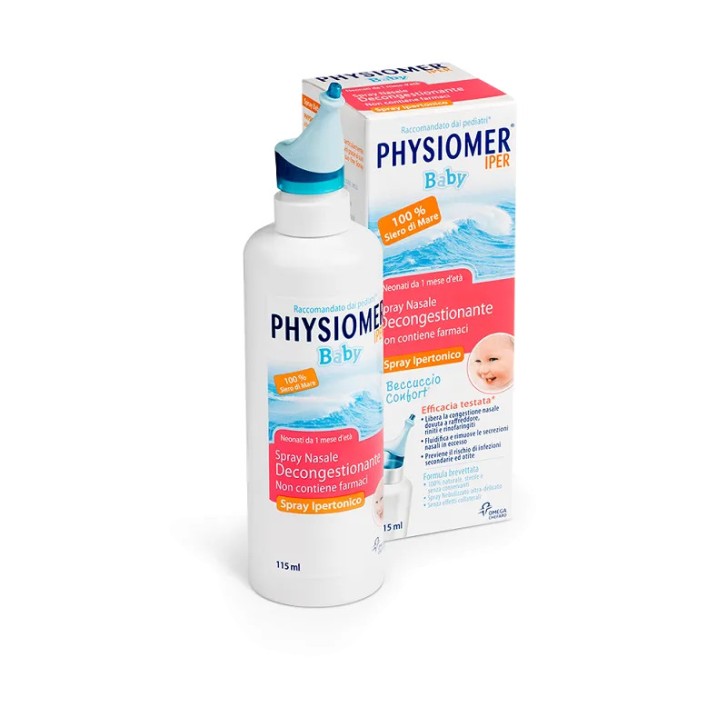 Physiomer Baby Iper Spray Nasale Decongestionante 115 ml - Physiomer