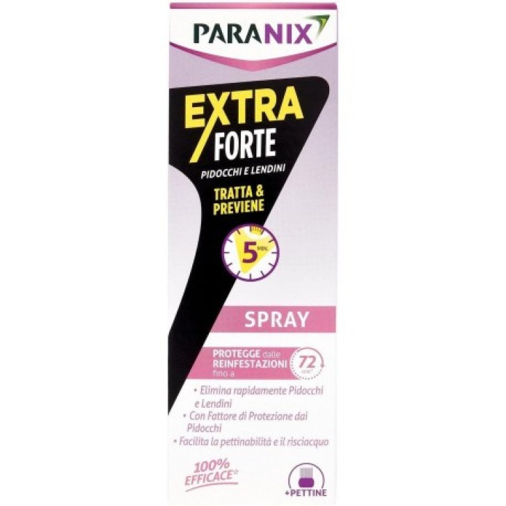 Paranix Spray Extra Forte Trattamento Pidocchi e Lendini 100ml - Paranix