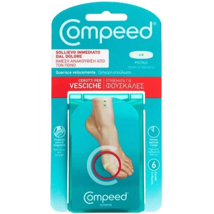 Cerotti per Vesciche Piccolo 6 Pezzi - Compeed