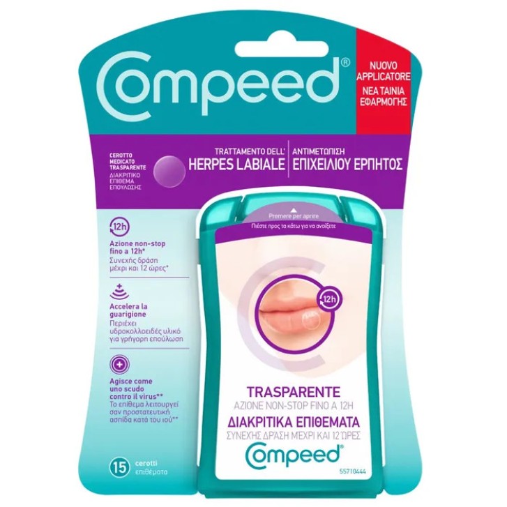 Cerottini Herpes Labiale 15 Pezzi - Compeed