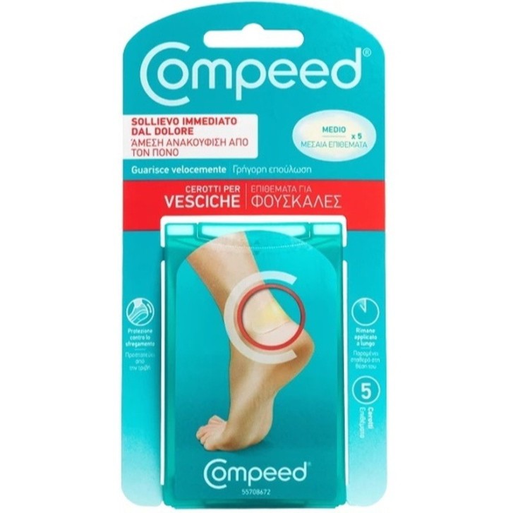 Cerotti per Vesciche Medio 5pz - Compeed