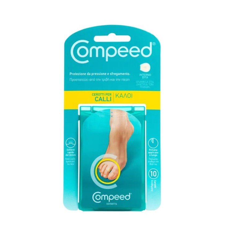 Cerotti per Calli Interno Dita 10 Pezzi - Compeed