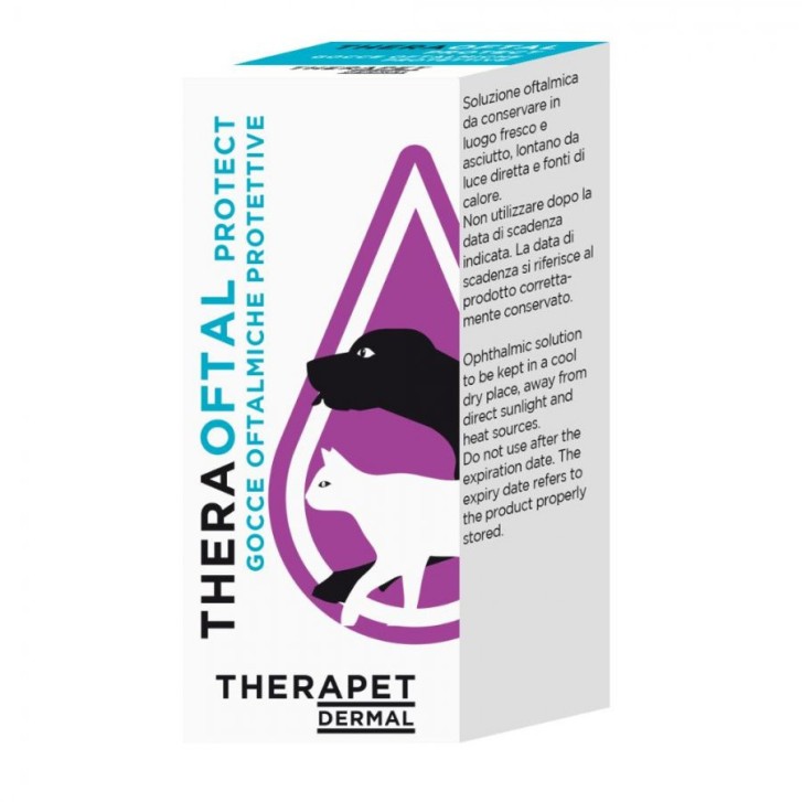 Theraoftal Gocce Oftalmiche Sterili per Cani e Gatti 10ml - Theraoftal Theraoftal Gocce Oftalmiche Sterili per Cani e Gatti 10ml - Theraoftal