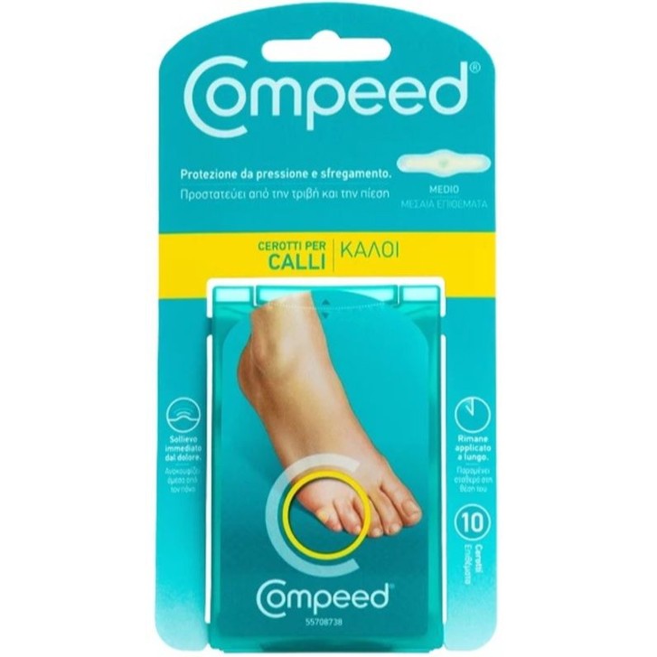 Cerotti per Calli Medio 10 Pezzi - Compeed