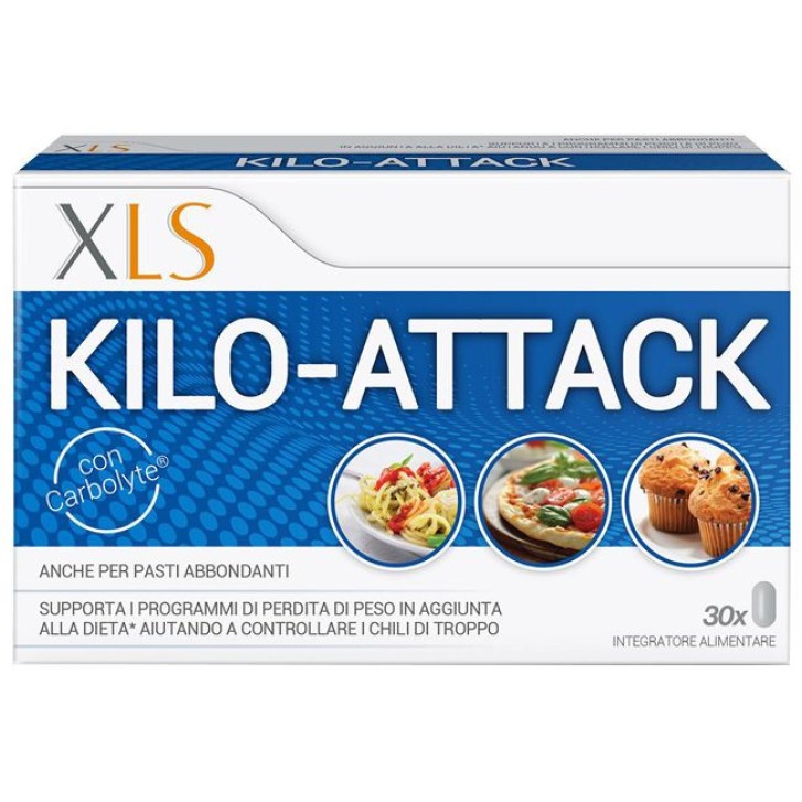 XLS Kilo-Attack Integratore Alimentare per Controllo Peso 30 Compresse - XLS