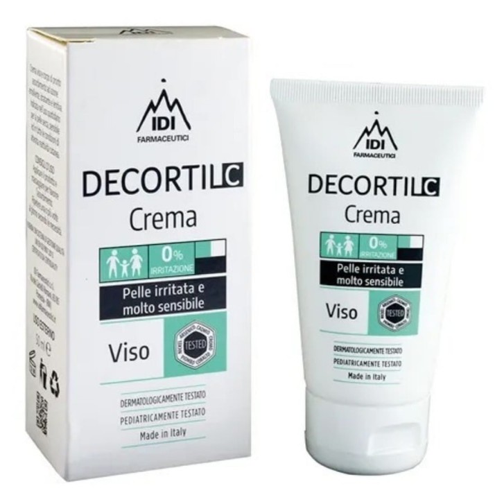 Decortil C Crema Viso Idratante Emolliente 50ml - IDI