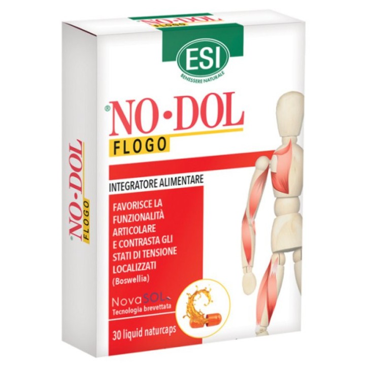 No Dol Flogo Integratore con Curcuma e Boswellia 30 Naturcaps Liquide - ESI