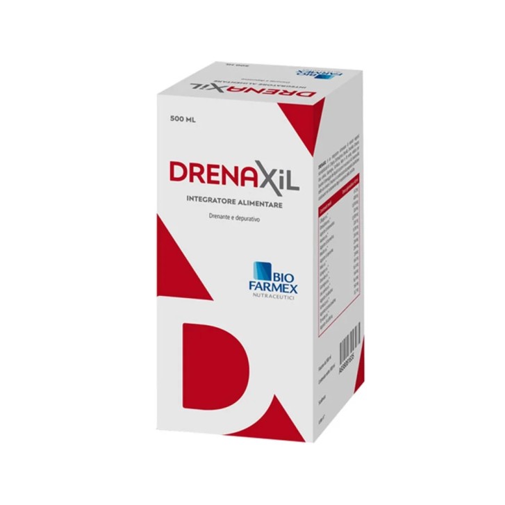Drenaxil Integratore Alimentare Drenante 500ml - Biofarmex Drenaxil Integratore Alimentare Drenante 500ml - Biofarmex