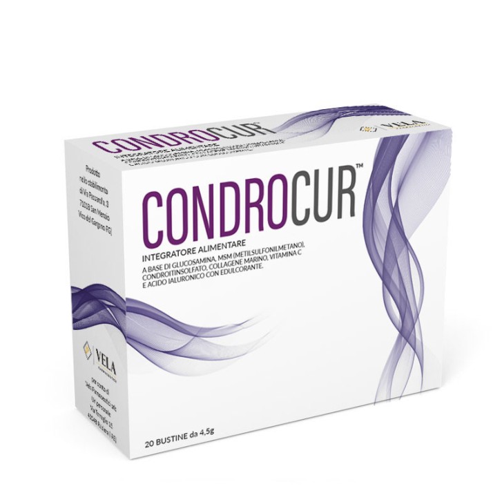 Condrocur Integratore per Ossa e Cartilagini 20 Bustine - Vela Farmaceutici