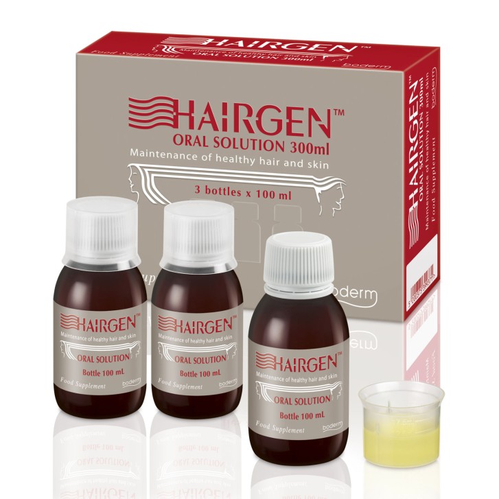 Hairgen Soluzione Orale per Capelli e Pelle 3x100ml - Logofarma