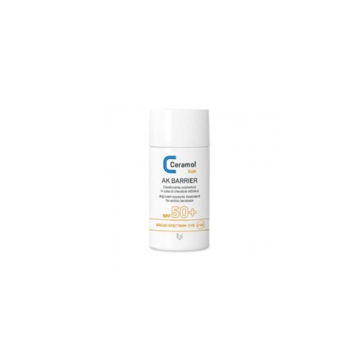 Ceramol Ak Barrier Fluido Solare Alta Protezione SPF50+ 50ml - Unifarco Ceramol Ak Barrier Fluido Solare Alta Protezione SPF50+ 50ml - Unifarco
