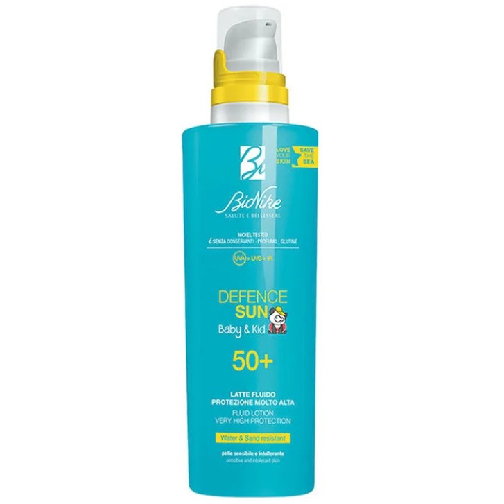 Bionike Defence Sun Baby & Kid Latte Fluido SPF50+ 200ml - Bionike Bionike Defence Sun Baby & Kid Latte Fluido SPF50+ 200ml - Bionike