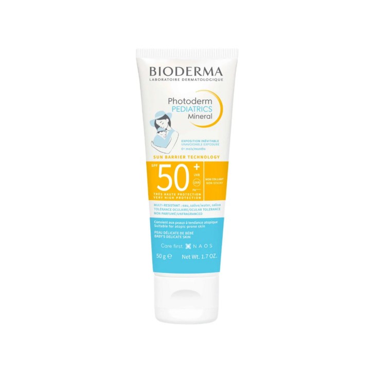 Photoderm Pediatric Mineral SPF50+ Crema Solare per Bambini 50ml - Bioderma