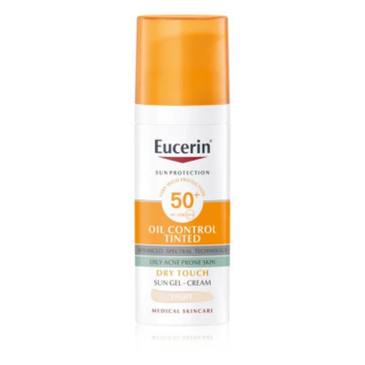 Eucerin Sun Oil Control Gel Crema Solare Viso SPF50+ 50ml - Eucerin
