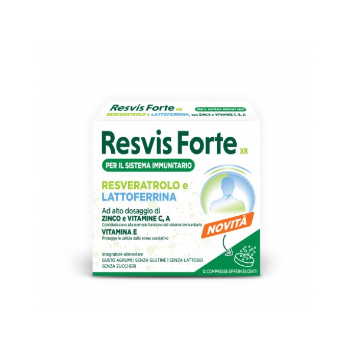 Resvis Forte XR Integratore Difese Immunitarie 12 Compresse Effervescenti - Resvis Resvis Forte XR Integratore Difese Immunitarie 12 Compresse Effervescenti - Resvis