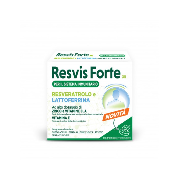 Resvis Forte XR Integratore Difese Immunitarie 12 Compresse Effervescenti - Resvis