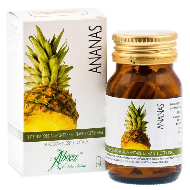 Aboca Ananas Fitocomplesso Totale Integratore Alimentare 50 Opercoli - Aboca