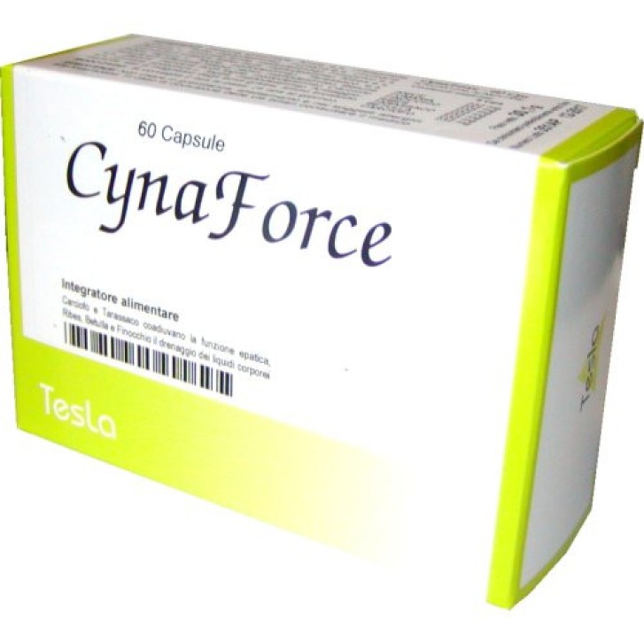 Cynaforce Integratore per Funzione Epatica e Drenaggio Fluidi 60 Capsule - Tesla