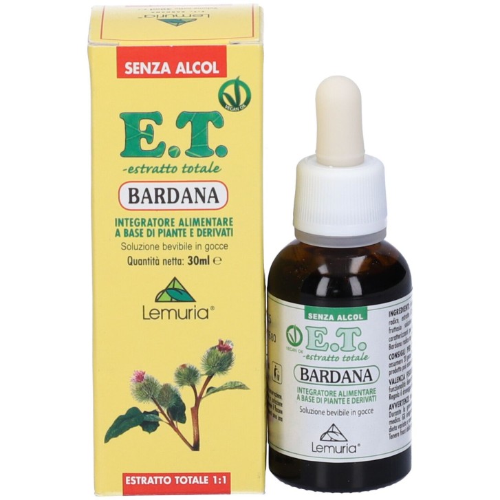 Bardana ET Estratto Totale Integratore Alimentare per Depurazione 30ml - Lemuria Bardana ET Estratto Totale Integratore Alimentare per Depurazione 30ml - Lemuria