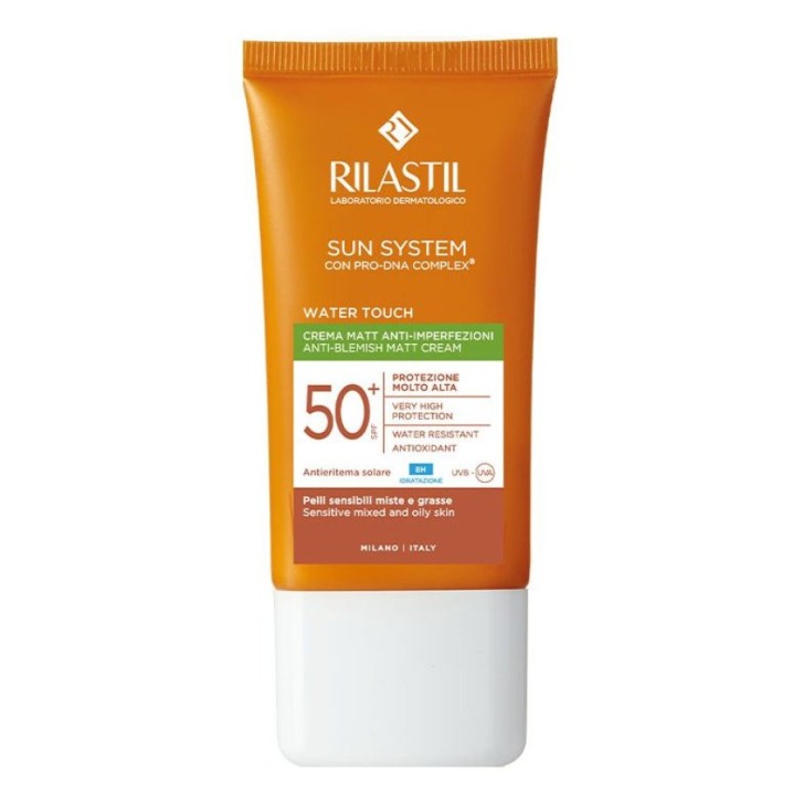 Crema Solare Water Touch Opacizzante SPF50+ 50ml - Rilastil