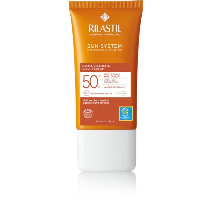 Crema Vellutata SPF50+ Protezione Solare Viso 50ml - Rilastil