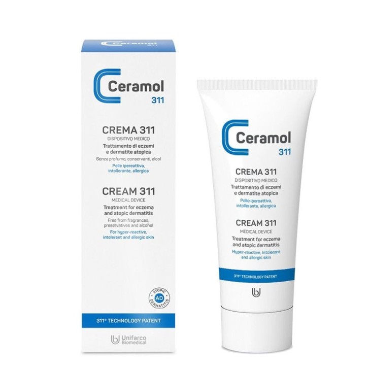 Ceramol Crema 311 Trattamento Eczemi e Dermatiti 200ml - Unifarco