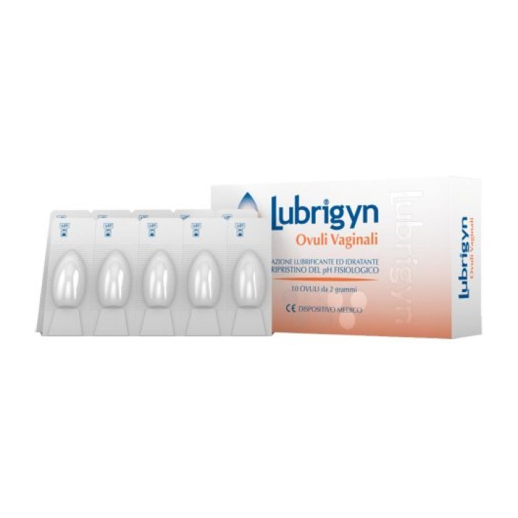 Ovuli Vaginali Lubrificanti e Lenitivi 10pz - Lubrigyn Ovuli Vaginali Lubrificanti e Lenitivi 10pz - Lubrigyn