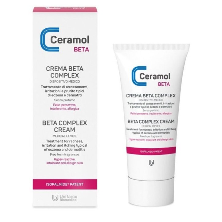 Ceramol Crema Beta Complex Trattamento Eczemi e Dermatiti 50ml - Unifarco
