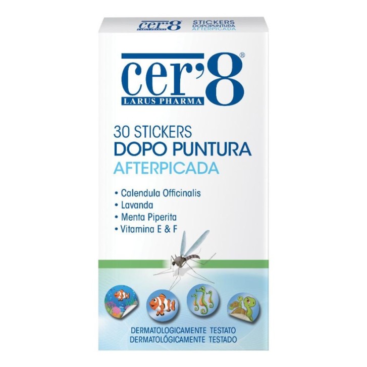 Cer\'8 Stickers Dopo Puntura Lenitivi 30 Pezzi - Larus Pharma