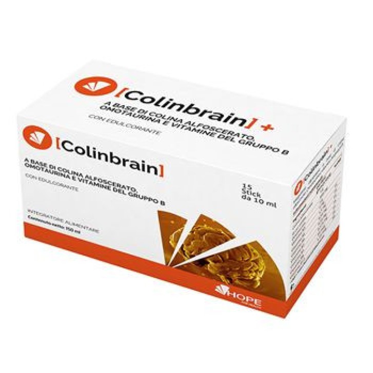 Colinbrain Plus Integratore alimentare memoria e concentrazione 15 stick - Hope Colinbrain Plus Integratore alimentare memoria e concentrazione 15 stick - Hope