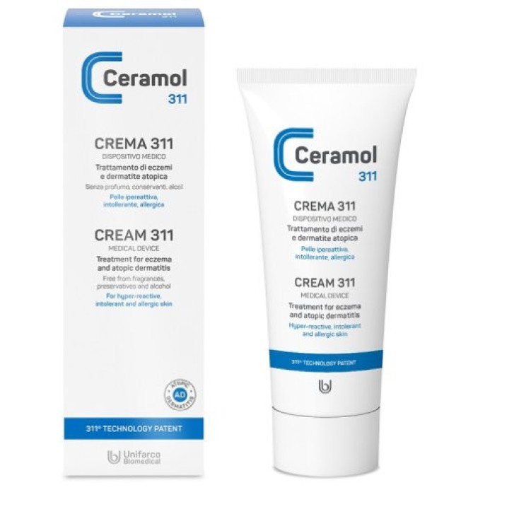 Ceramol Crema 311 Trattamento Eczemi e Dermatiti 75ml - Unifarco