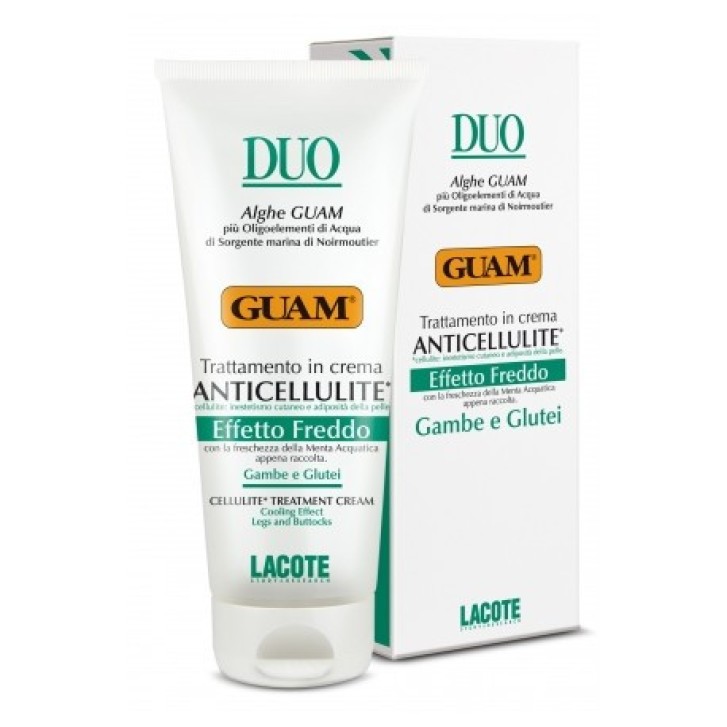 Crema Anticellulite Effetto Freddo Gambe e Glutei 200ml - GUAM