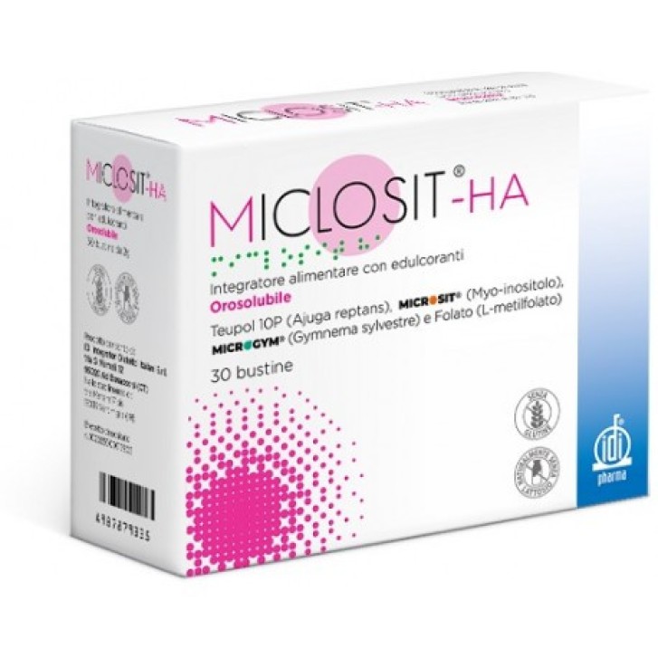 Miclosit HA Integratore Metabolismo Carboidrati e Lipidi 30 Stick - IDI INTEGRATORI DIETET.IT