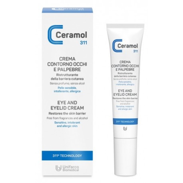 Ceramol Crema Contorno Occhi e Palpebre 15ml - Unifarco