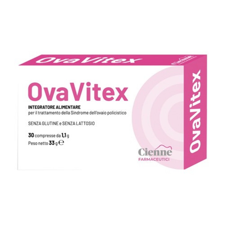 Ovavitex 30 Compresse Integratore Alimentare per Fertilità - Cienne Farmaceutici Ovavitex 30 Compresse Integratore Alimentare per Fertilità - Cienne Farmaceutici