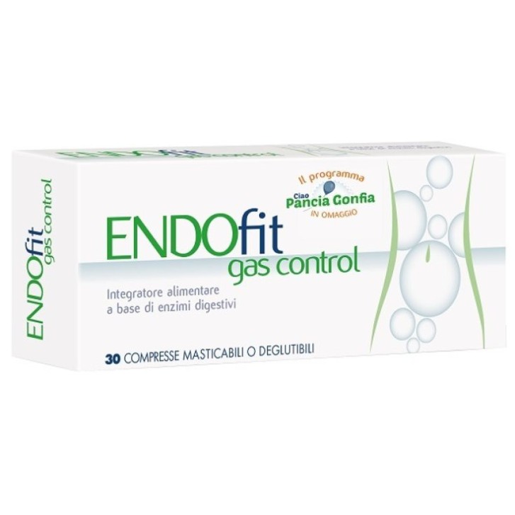 Endofit Gas Control Integratore Enzimi Digestivi 30 Compresse - Infarma Endofit Gas Control Integratore Enzimi Digestivi 30 Compresse - Infarma