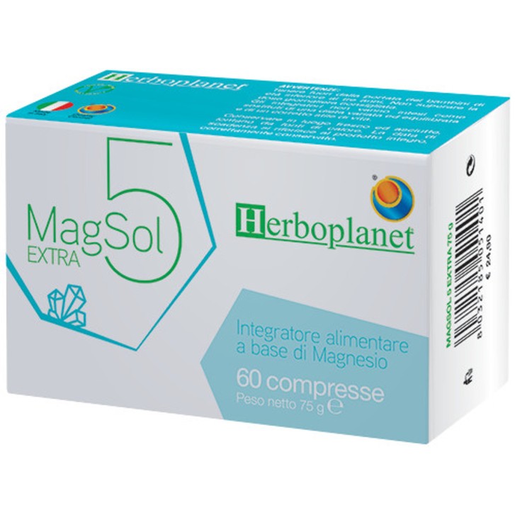 Magsol 5 Extra Integratore Magnesio 60 Compresse - Herbopplanet